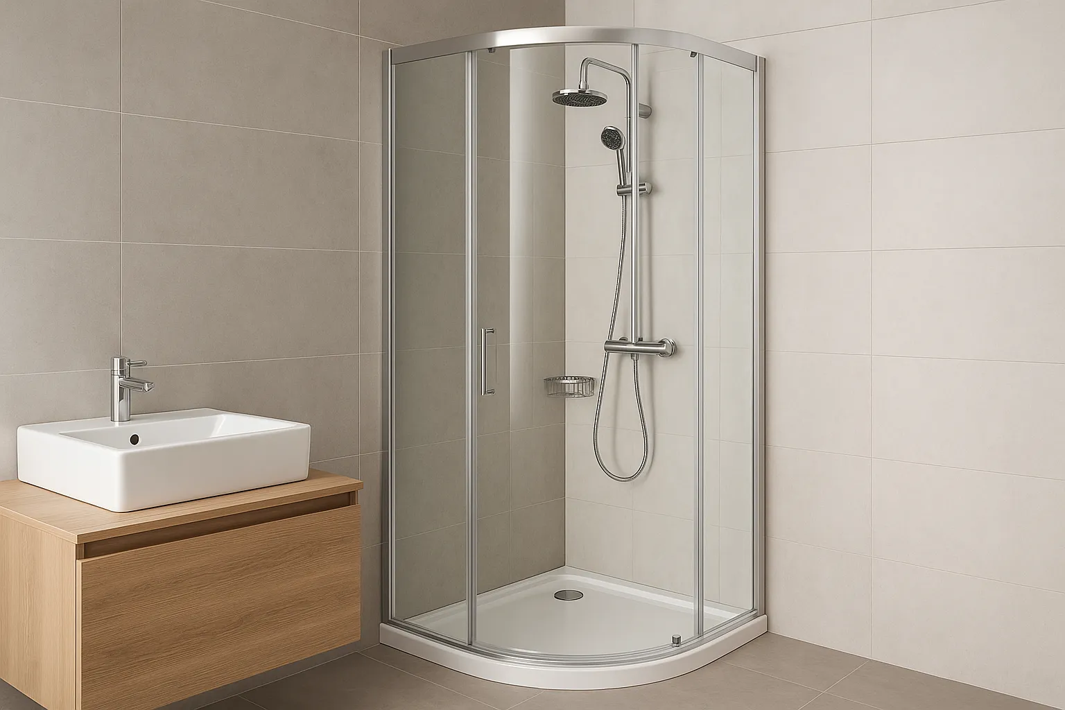 Kā izvēlēties ideālo dušas kabīni – forma, izmērs un materiāli